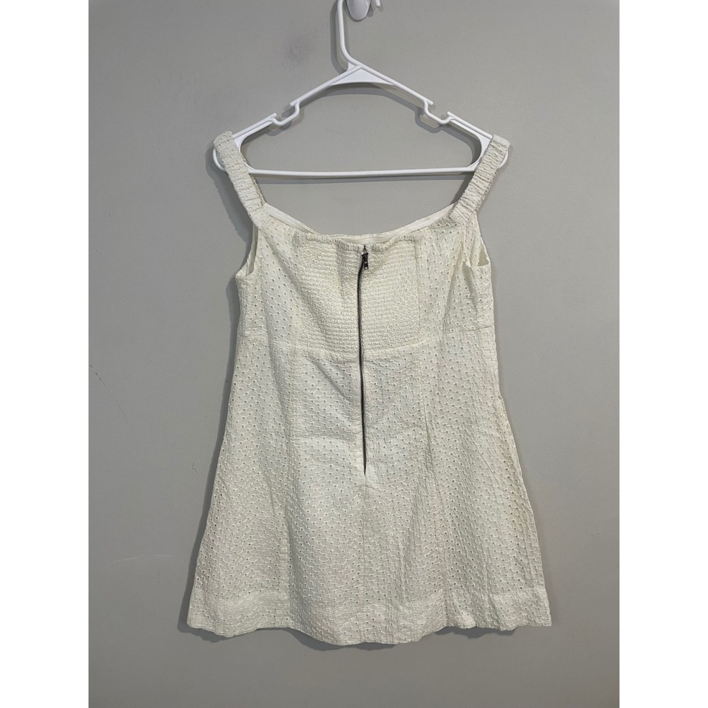 NWT Free‎ People Berry Kiss Mini Dress in Ivory Size Large Bridal Bachelorette - Picture 5 of 10